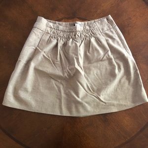 J. Crew Tan Skirt Size 2
